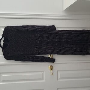 GANNI Printed Georgette Smock Dress